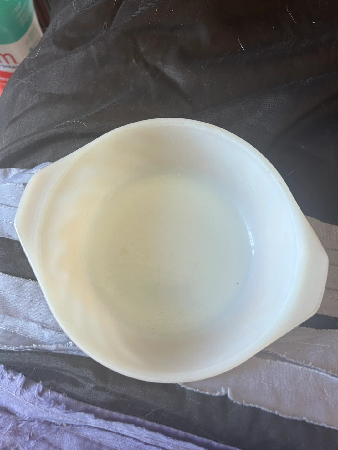 Anchor Hocking Fire KingSwirl Milk Glass Casserole Dish⚽️ - photo 2
