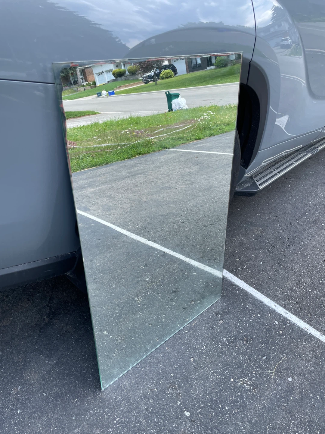 Large Glass Mirror Panel⚽️