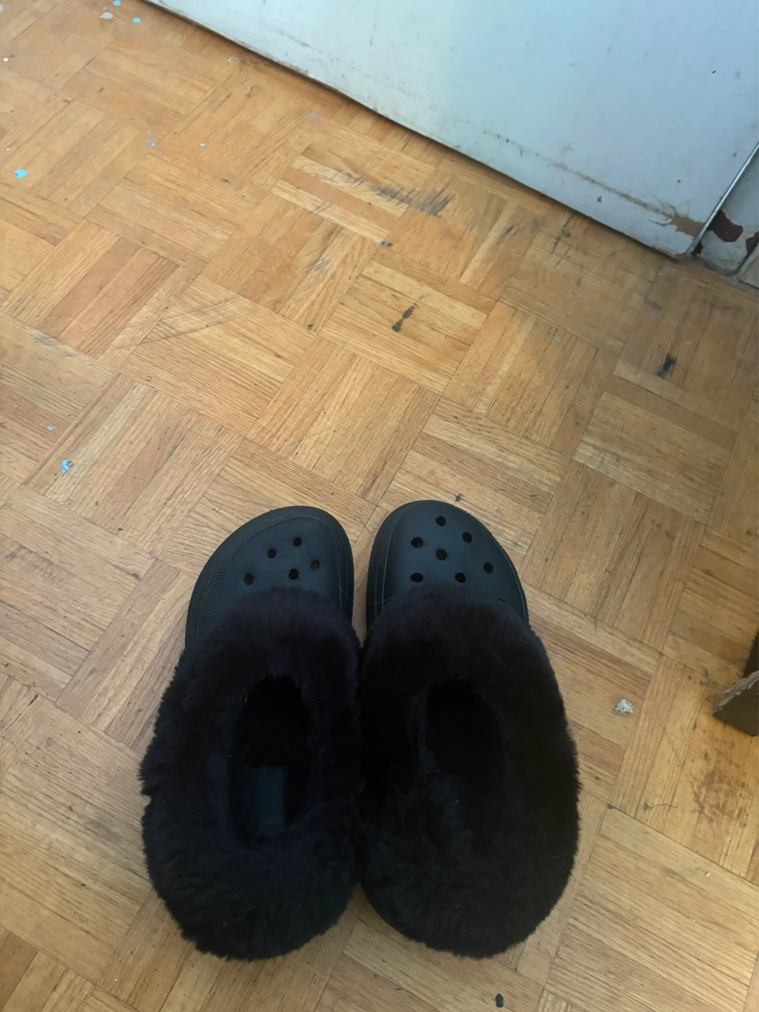 Black Crocs with Fur Lining - photo 2