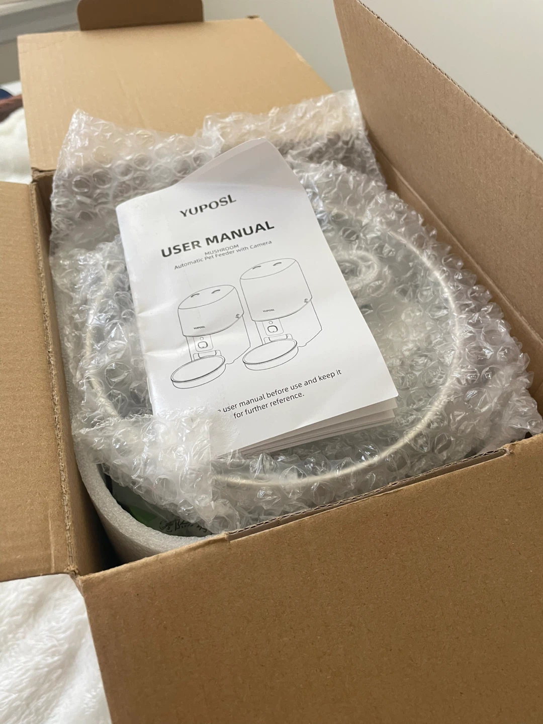 ⚽️ YUPOSL Automatic Pet Feeder with Camera (Mushroom Model) - photo 2