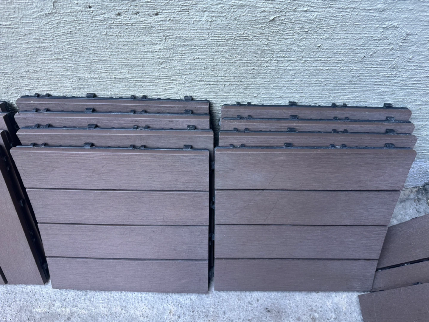 85 Composite Interlocking Deck Tiles 12x12” EA (85 s ft) Brown - photo 4