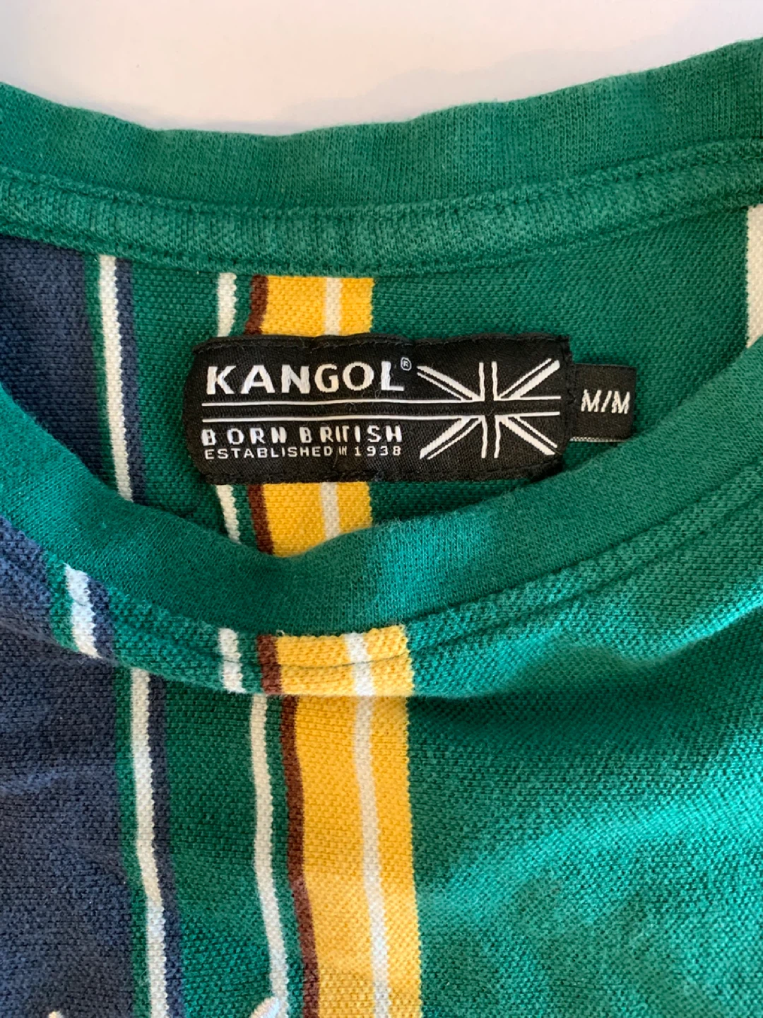 ⚽️ Kangol Striped T-Shirt Size M/M - photo 3