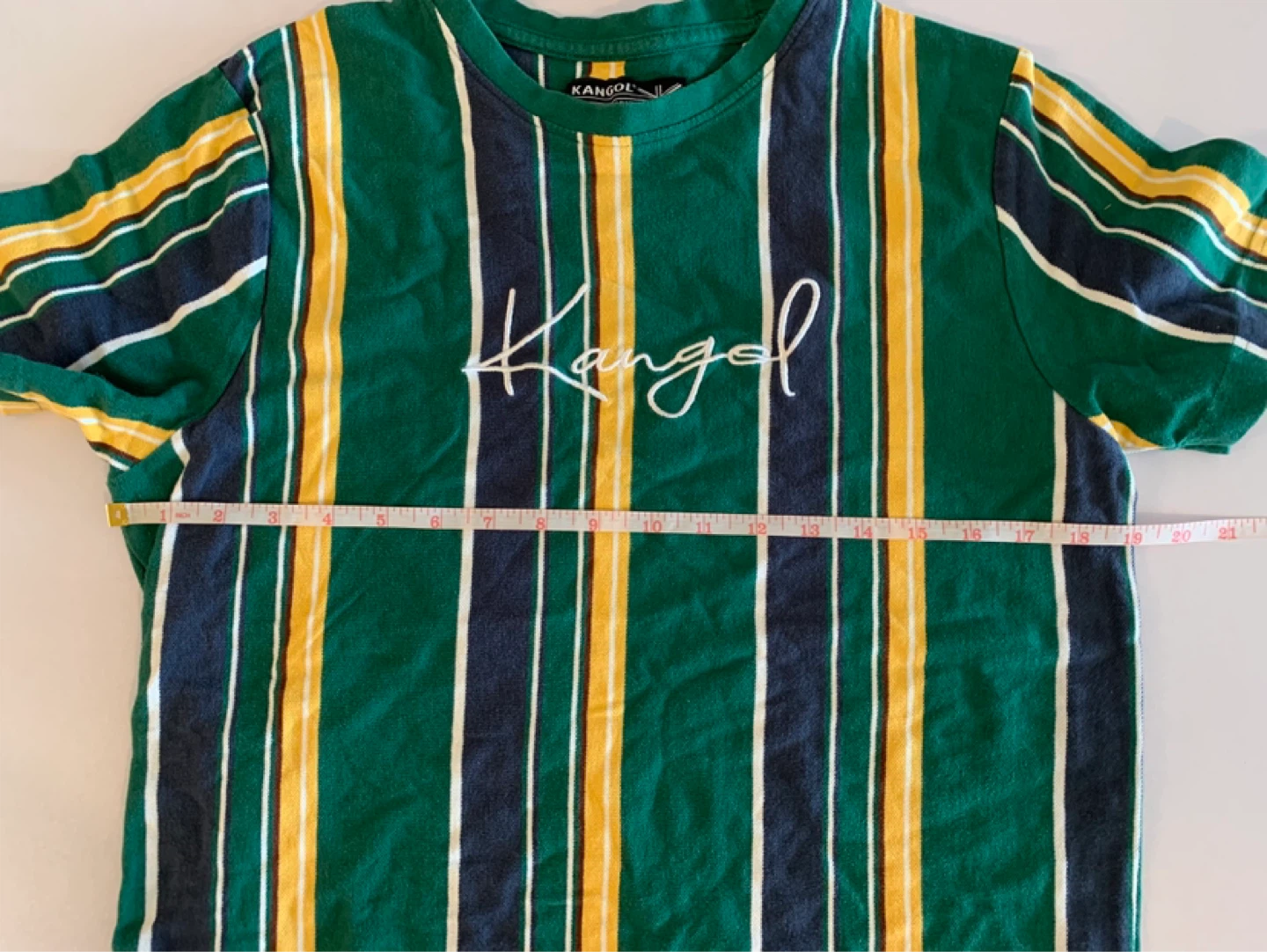 ⚽️ Kangol Striped T-Shirt Size M/M - photo 4