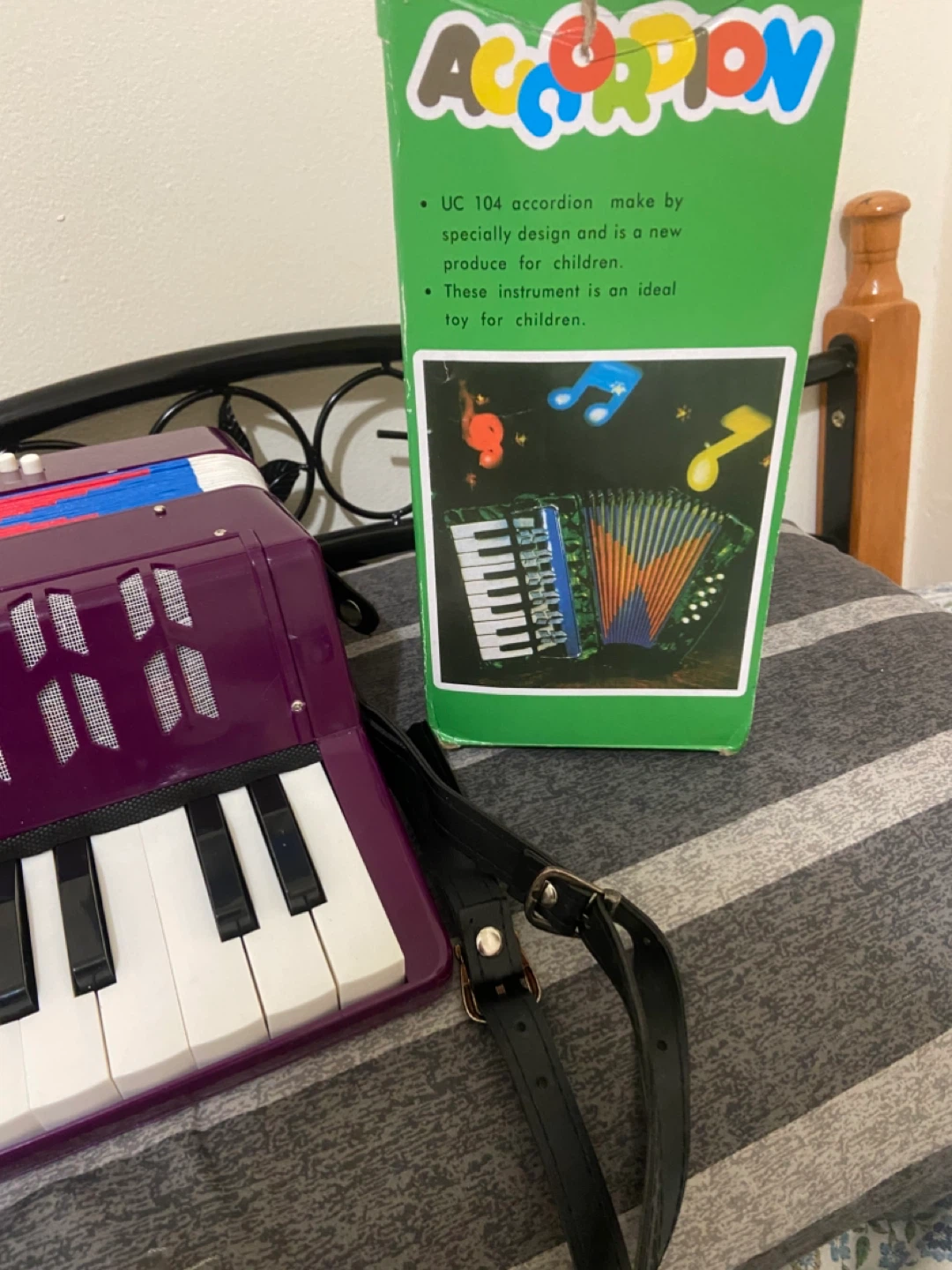 ⚽️Purple Accordion Toy UC 104 - photo 2