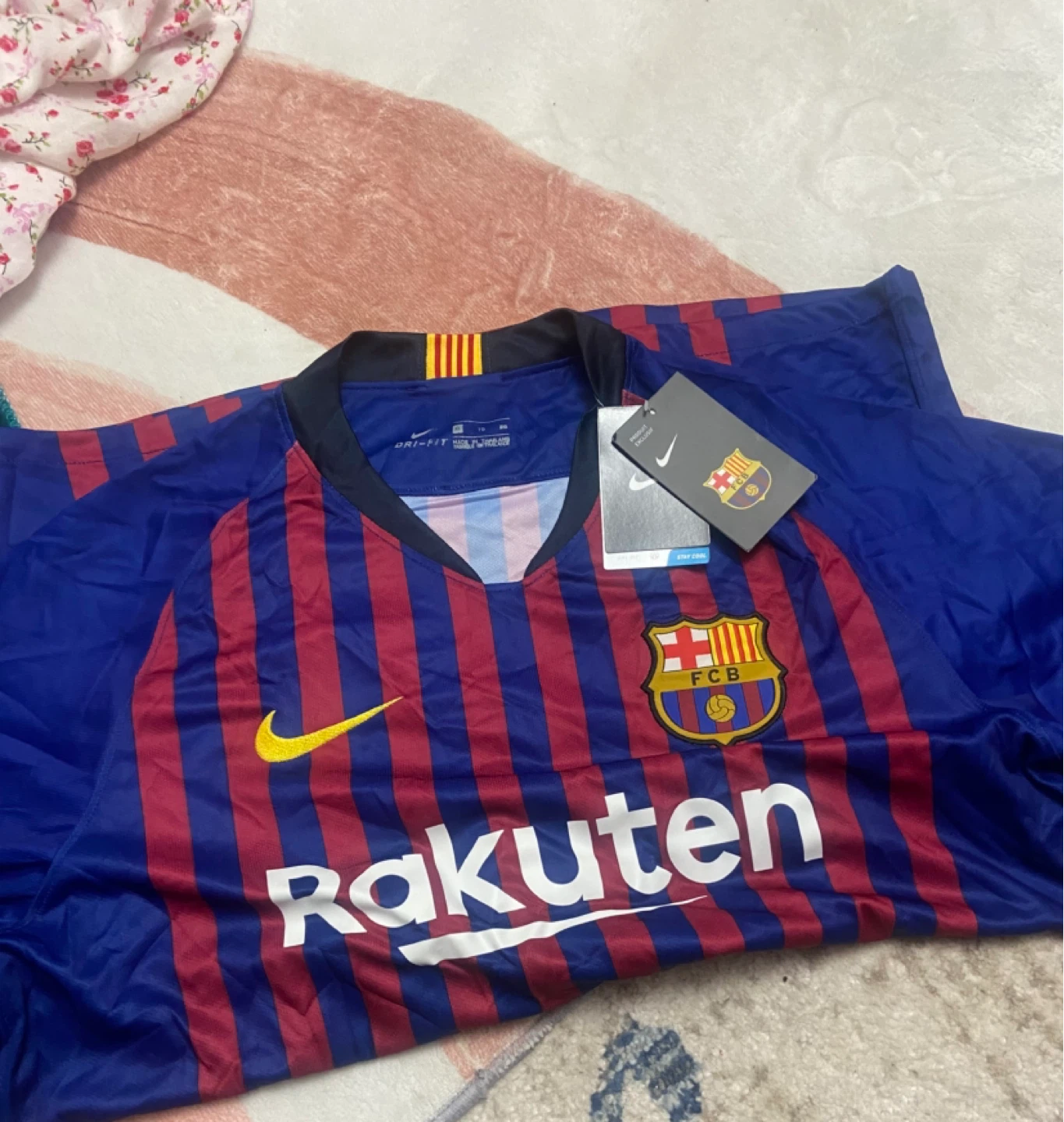 ⚽️FC Barcelona Nike Dri-FIT Soccer Jersey XL