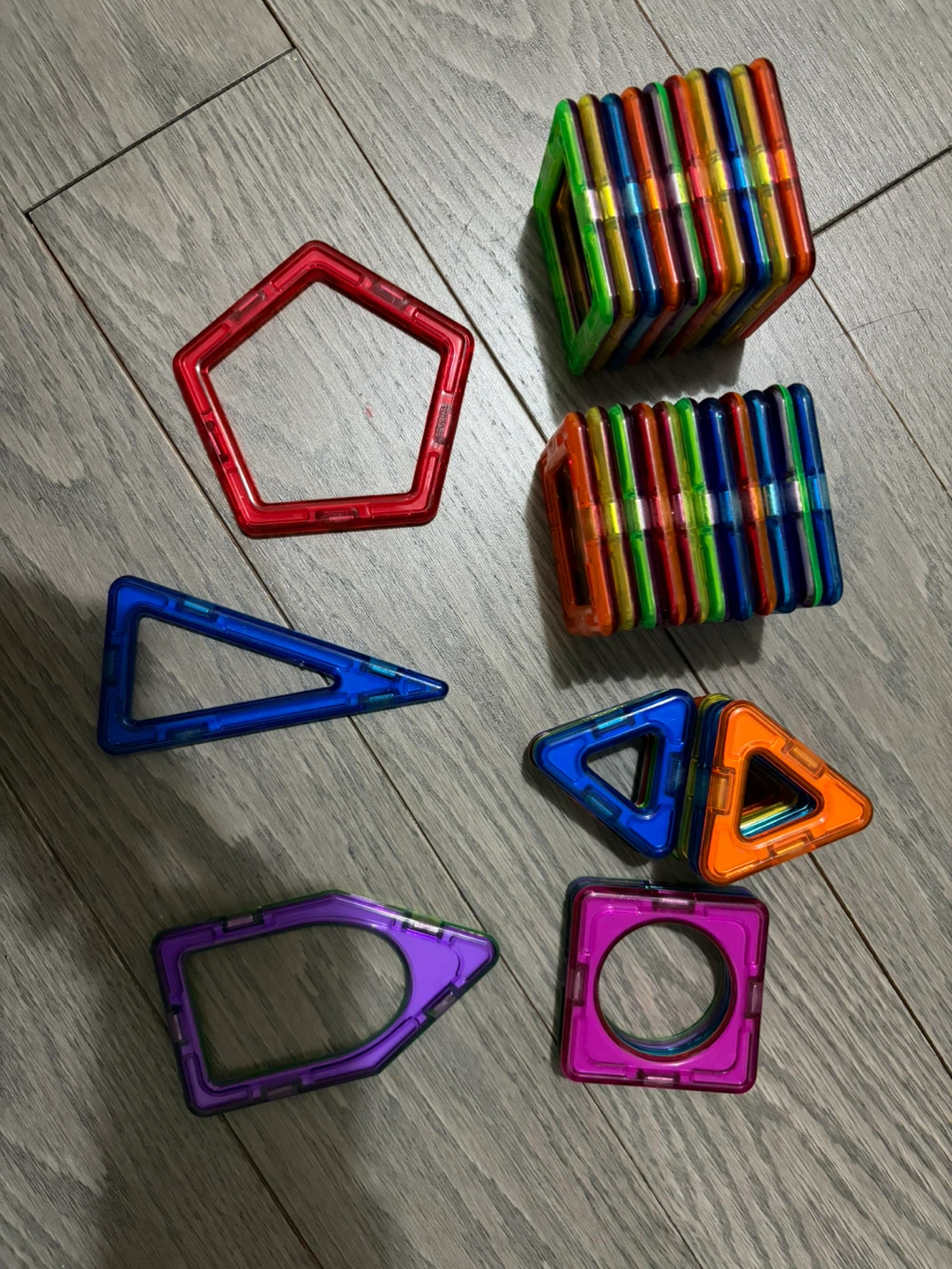 Magnetic Building Tiles Set