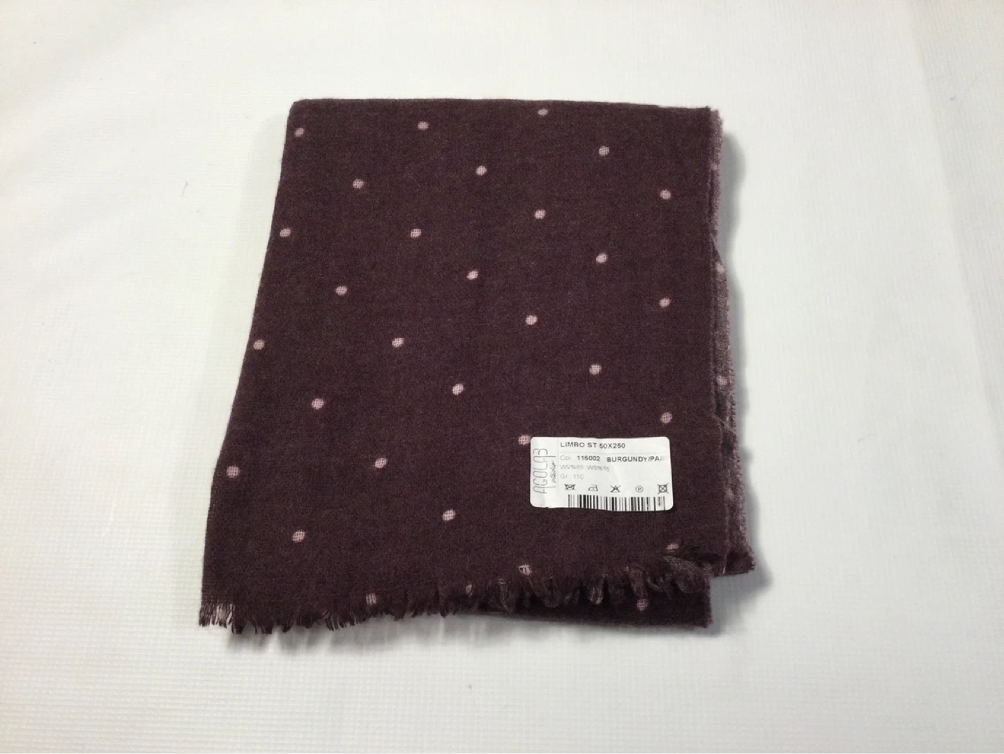 ⚽️Brown Polka Dot Scarf Cashmere Wool - photo 2