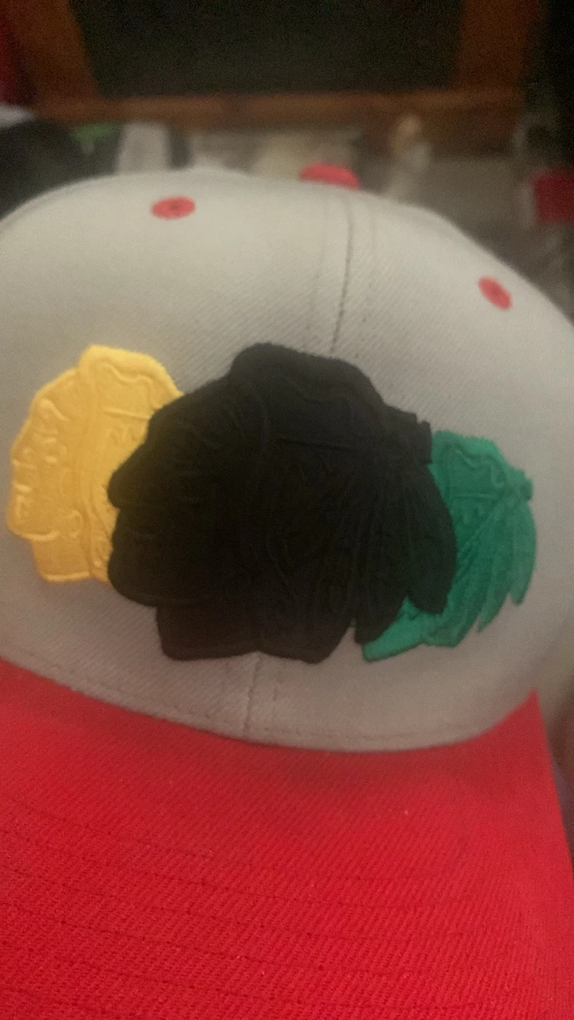 White and Red Baseball Cap