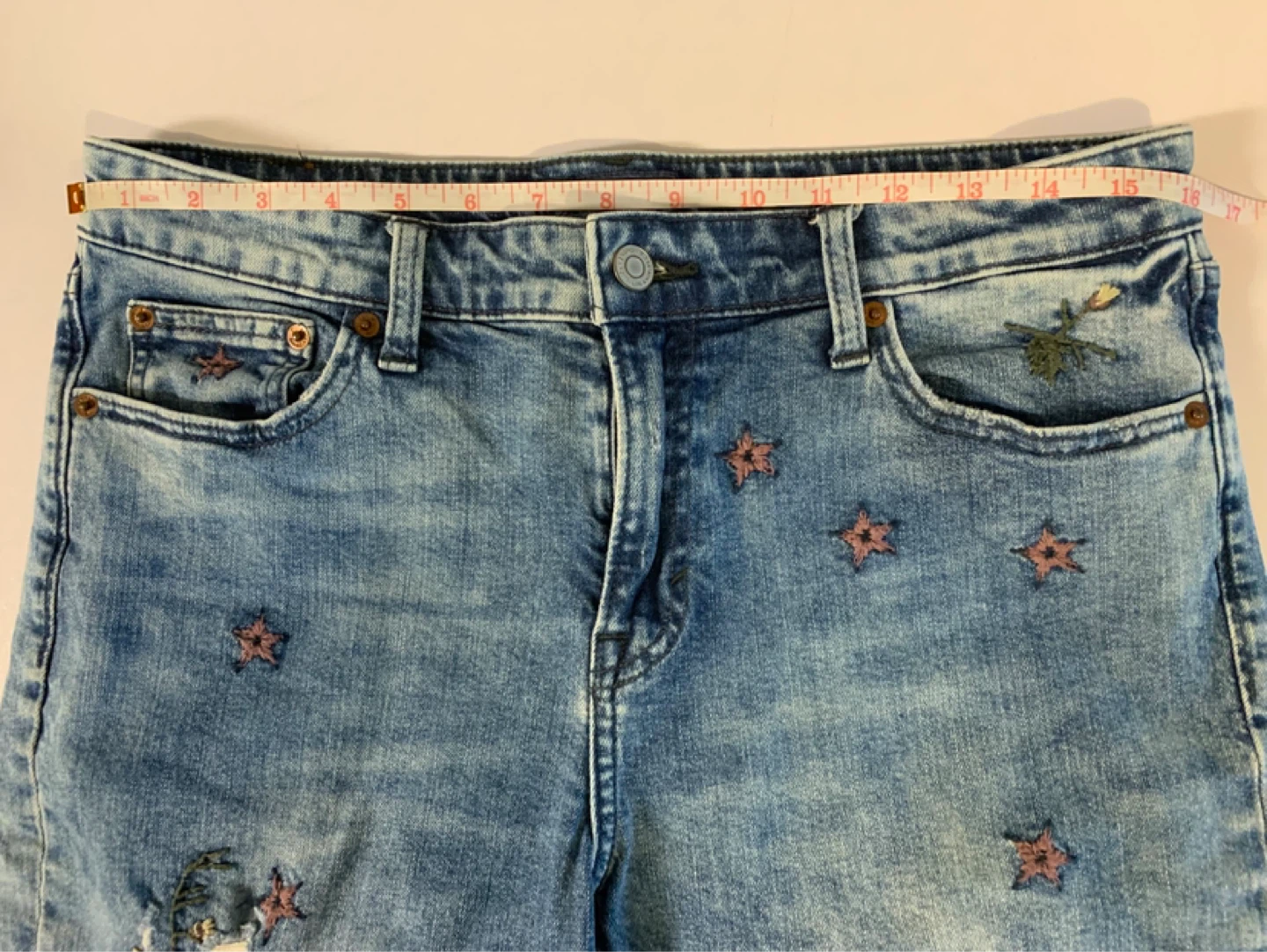 ⚽️ Lucky Brand Embroidered Jeans Size 8/29 - photo 4
