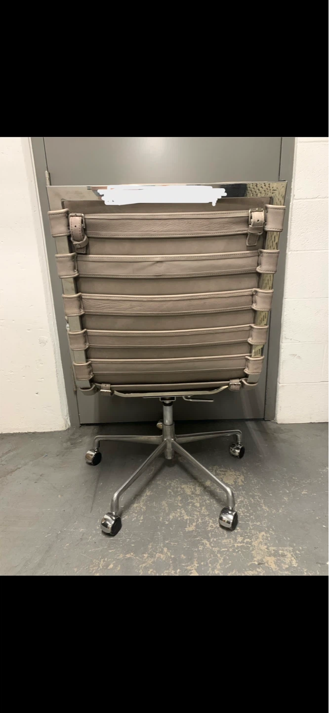 💎LUXE LEATHER “Restauration Hardware” Office Chair - photo 5