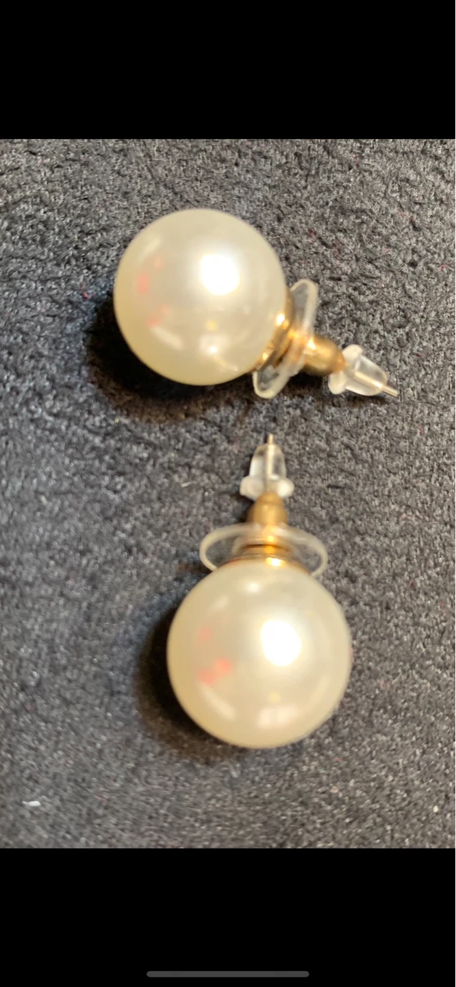 ⚽️Humble Chic Pearl Earrings, new - photo 2