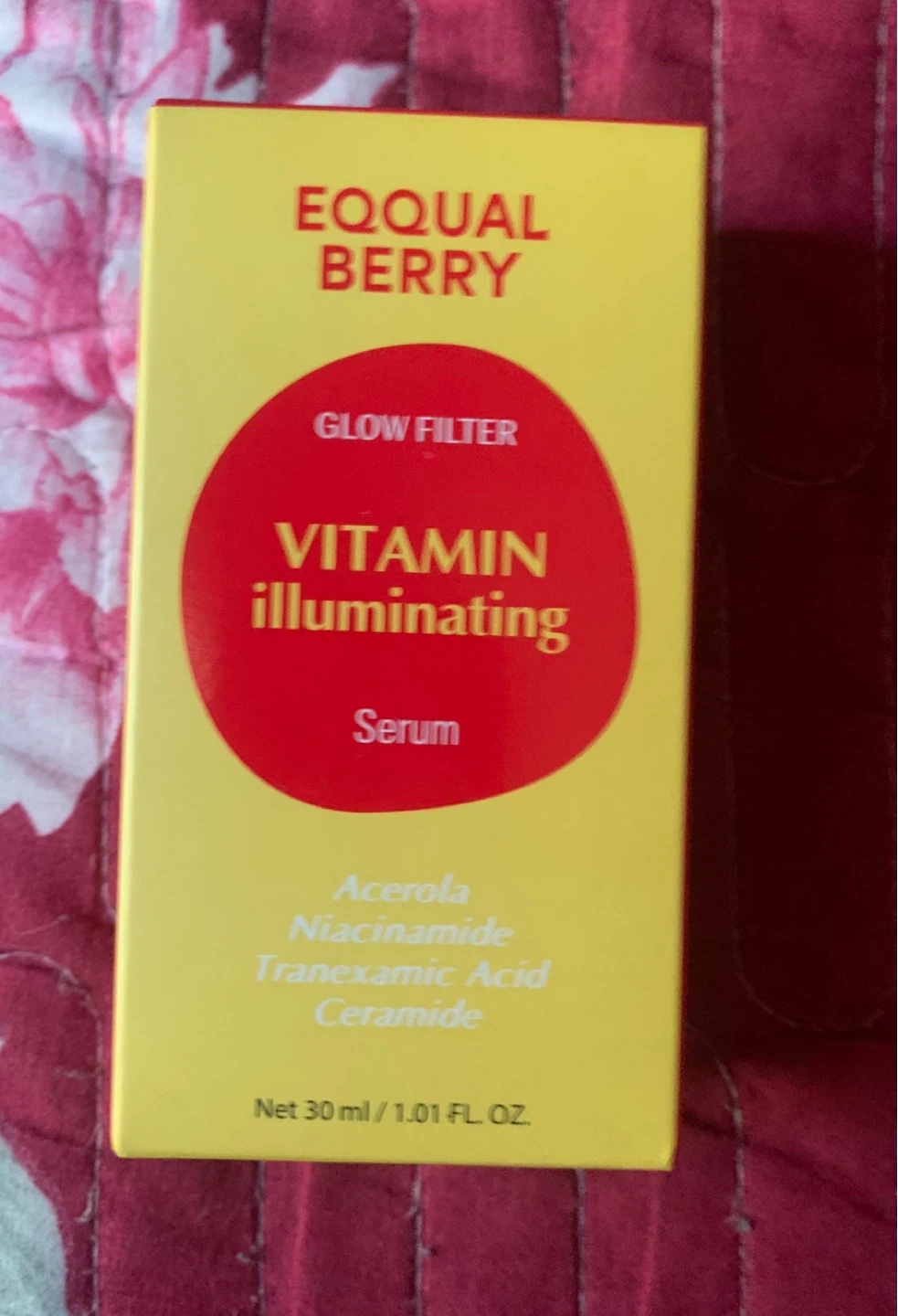 ⚽  Eqqualberry Vitamin Illuminating Serum 30ml
