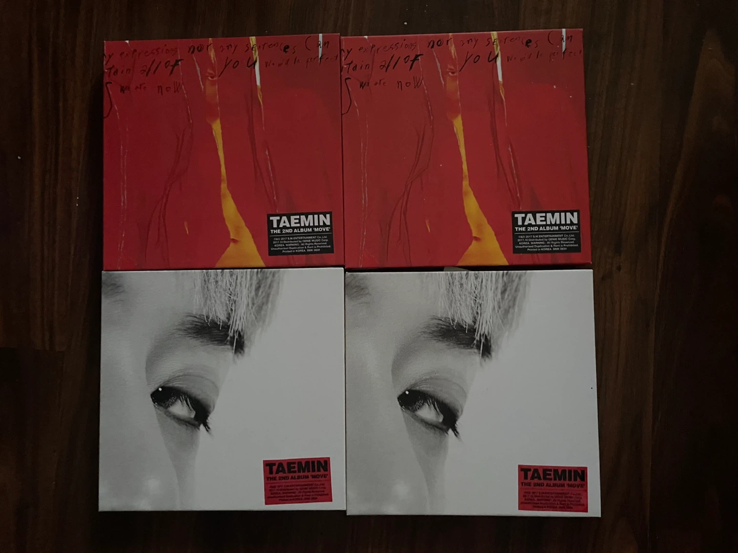 TAEMIN SHINee MOVE Albums with Photocards ⚽