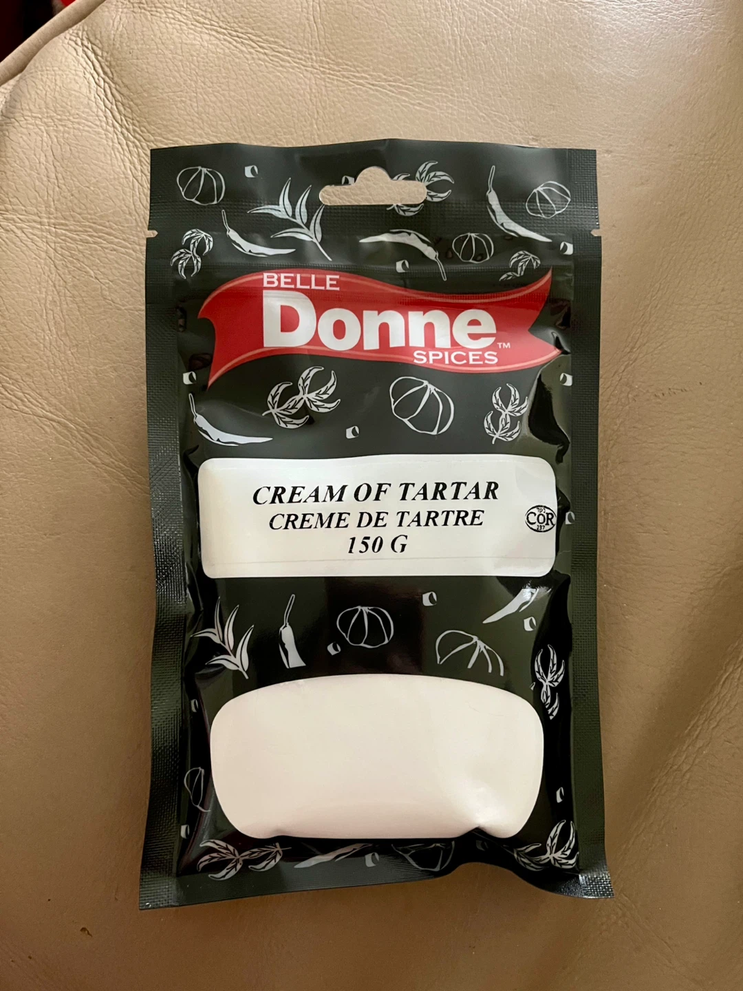 NEW Belle Donne Spices Cream of Tartar 150g