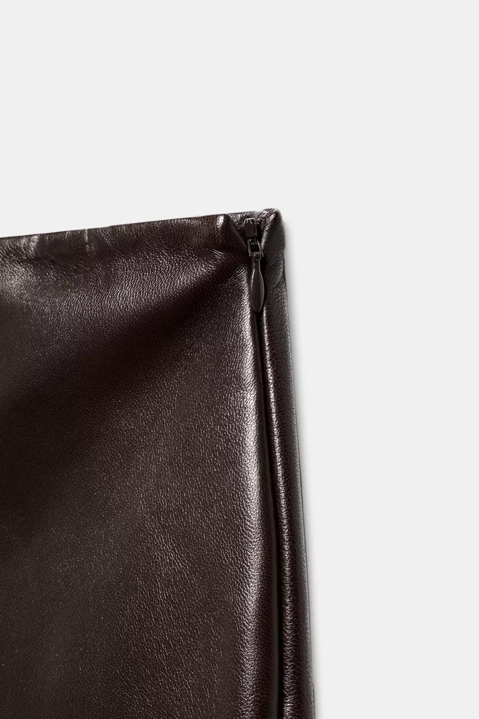 FAUX LEATHER MIDI SKIRT - photo 5