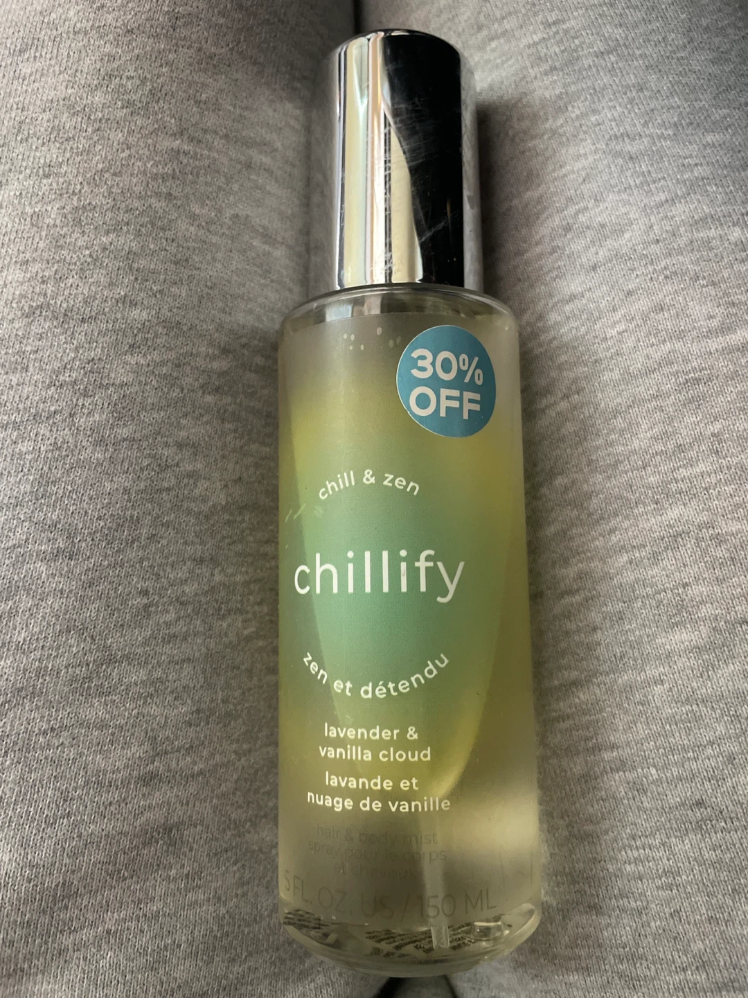 ⚽️ Chillify Lavender & Vanilla Cloud Hair & Body Mist 150 ML
