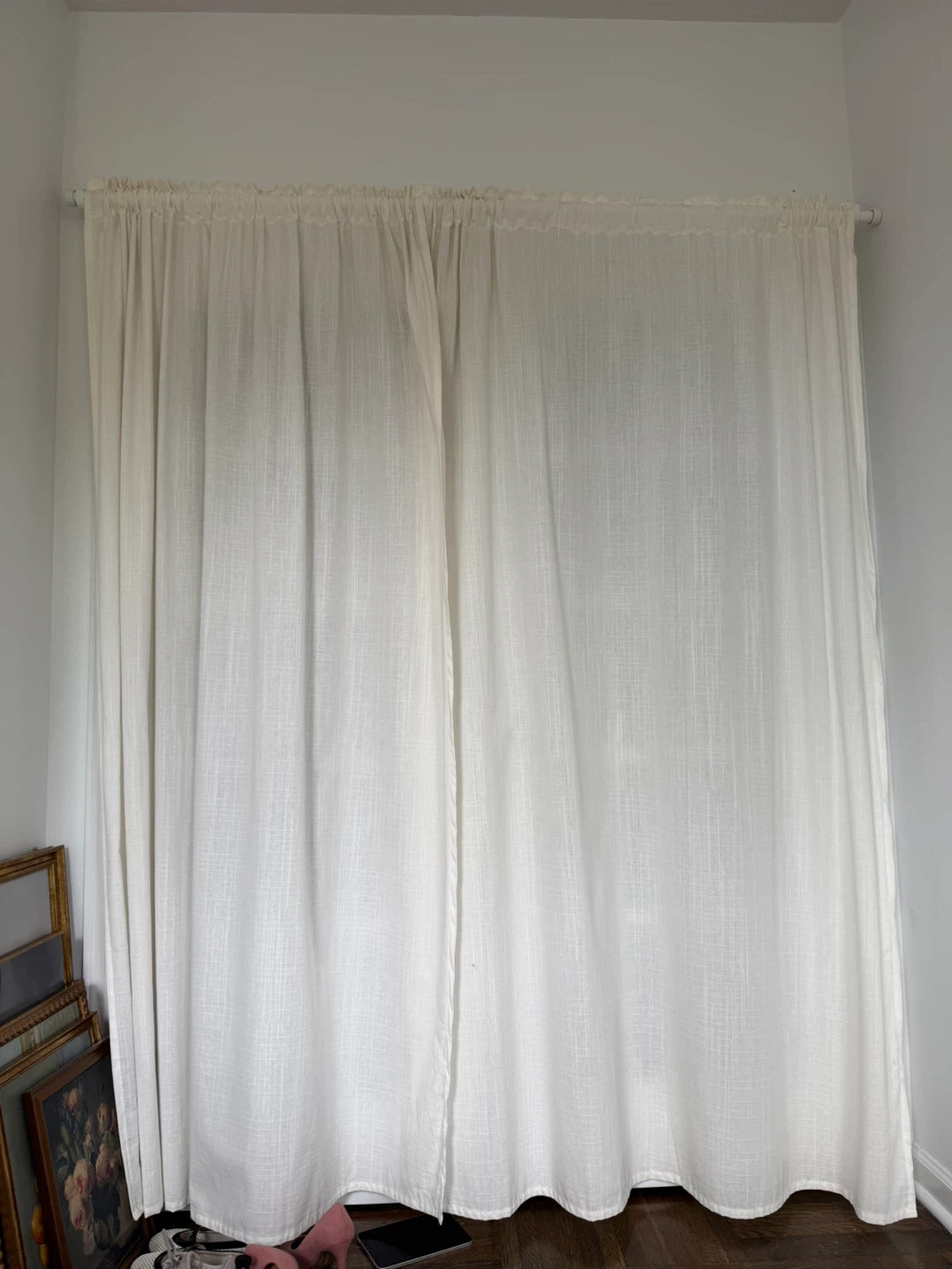 IKEA RITVA Curtains - White, 57"x84"