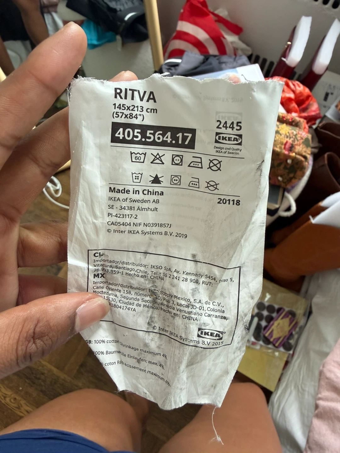 IKEA RITVA Curtains - White, 57"x84" - photo 2