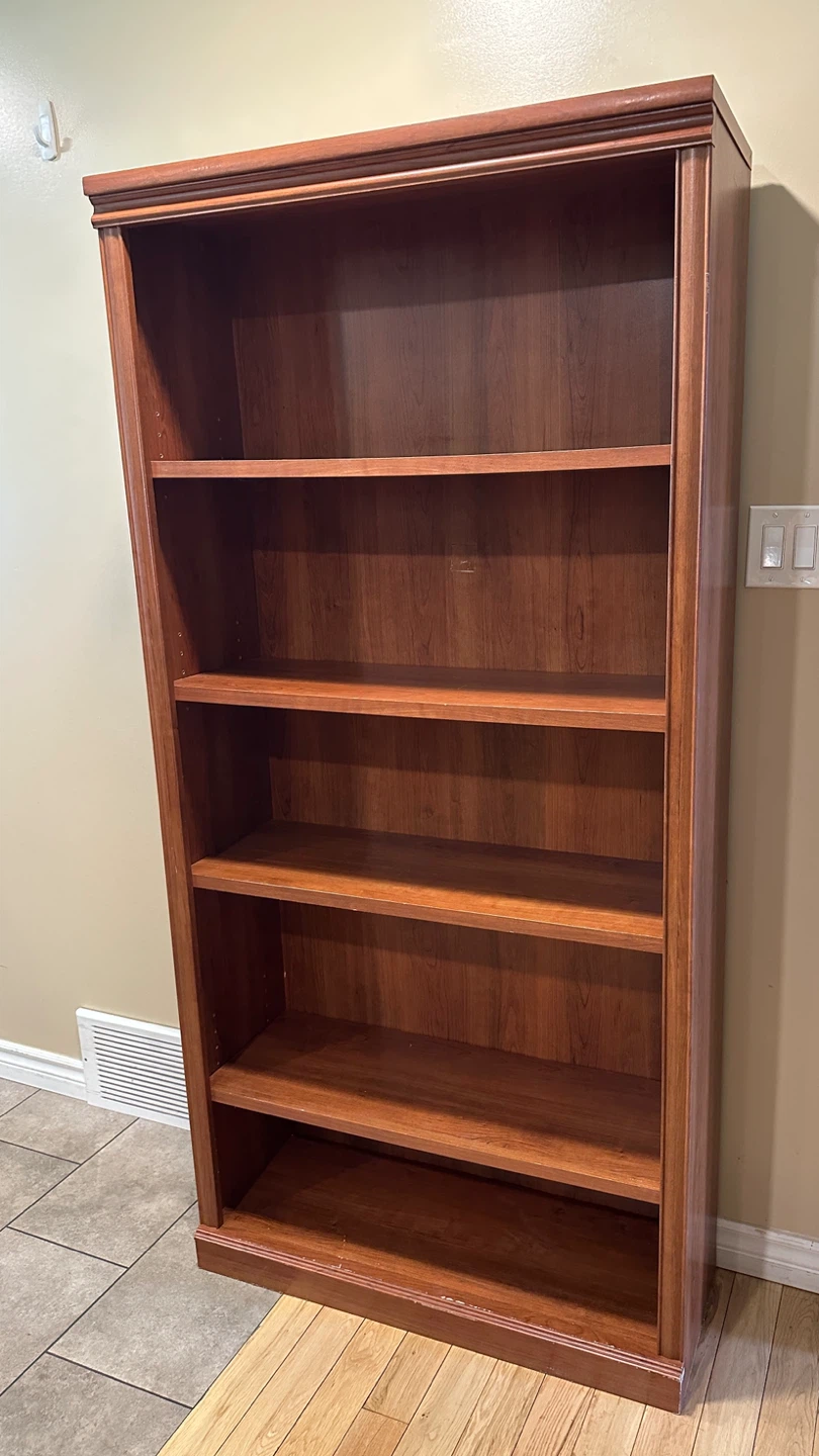 Large Solid Bookcase  with Adjustable Shelves (CAN DELIVER) - photo 2