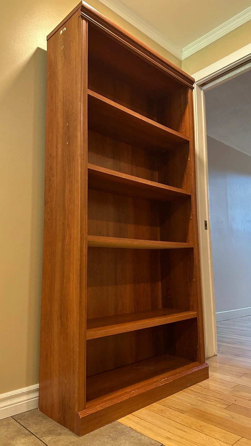 Large Solid Bookcase  with Adjustable Shelves (CAN DELIVER) - photo 5