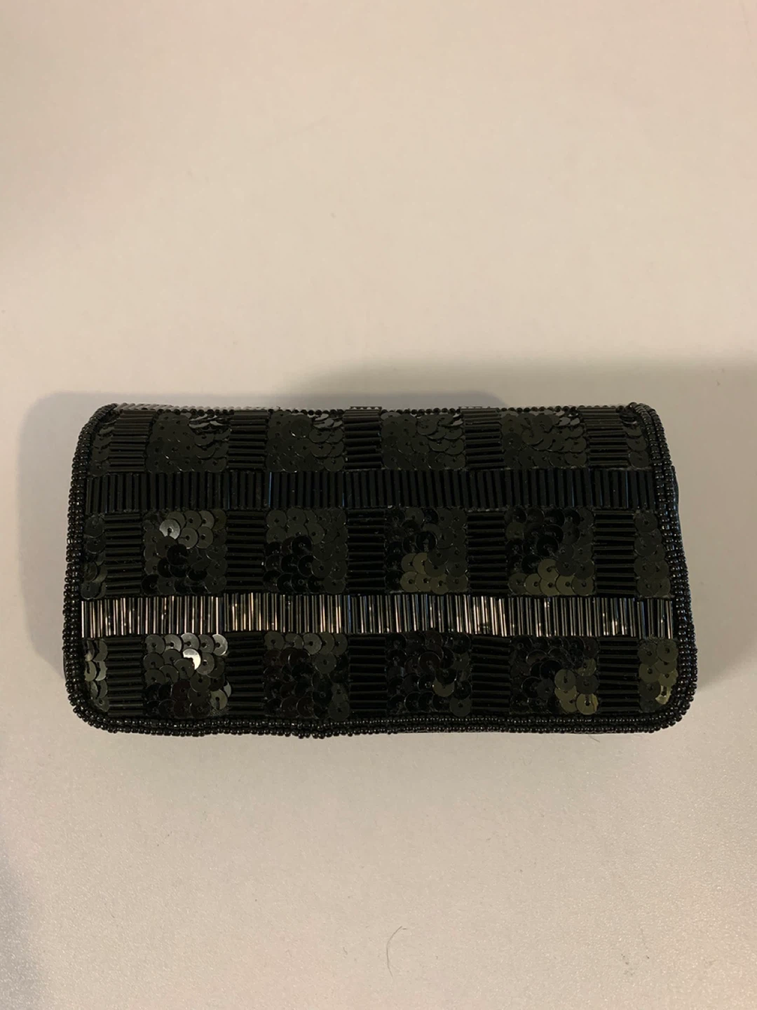 ⚽️ Black Beaded Clutch Purse Strap - photo 5