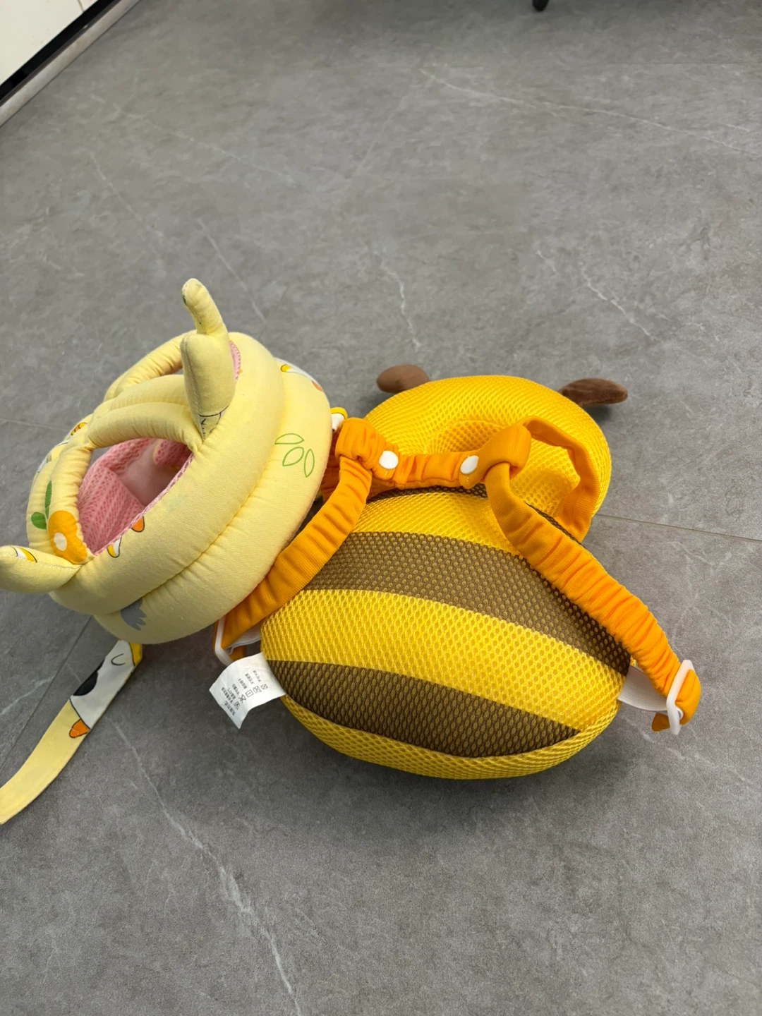 Baby Head Protection Pillow Bee Design