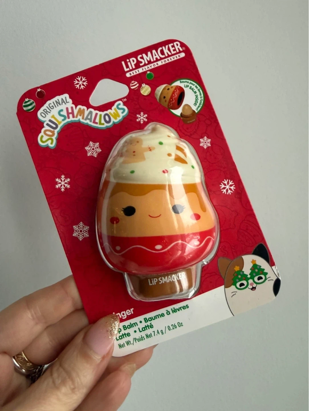 ⚽️New Lip Smacker Squishmallows Ginger Latte Lip Balm
