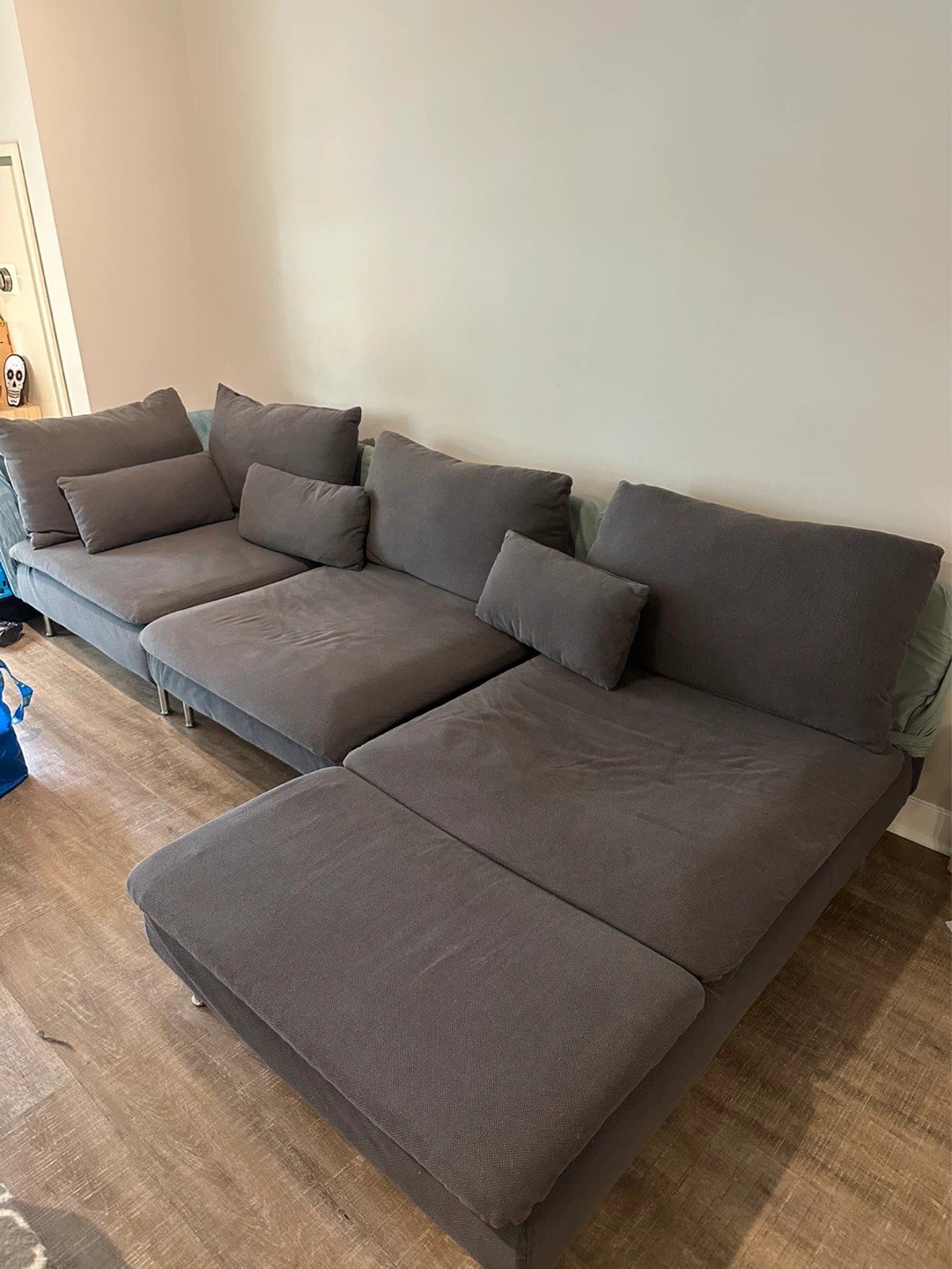 Gray Sectional Sofa (Ikea)