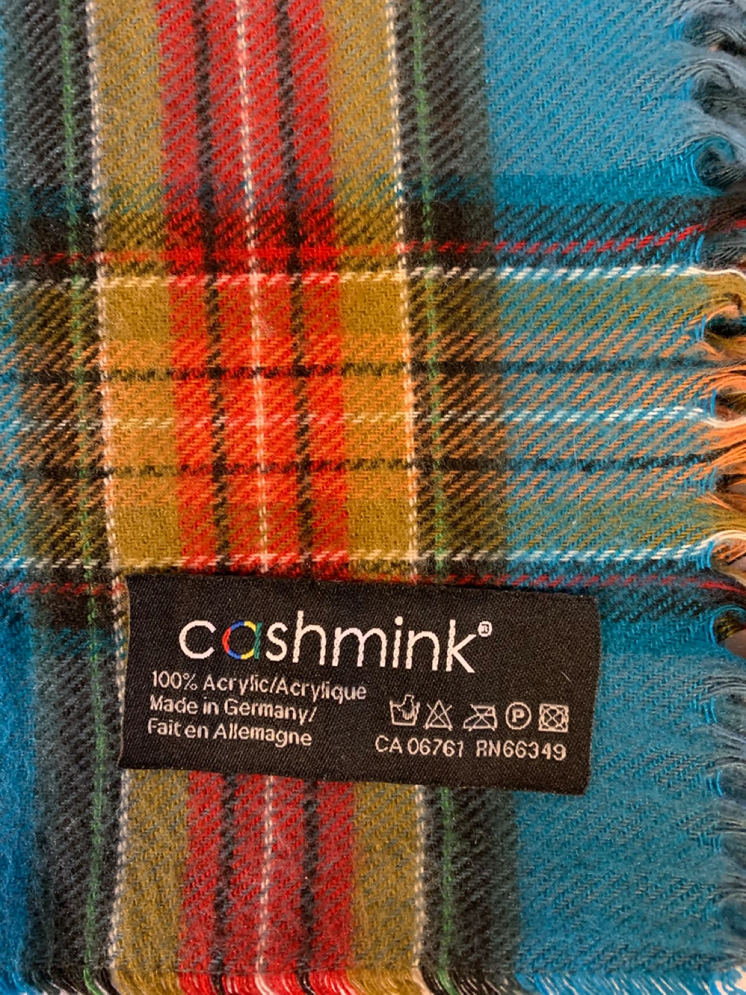 ⚽️ Cashmink Plaid Scarf - photo 2