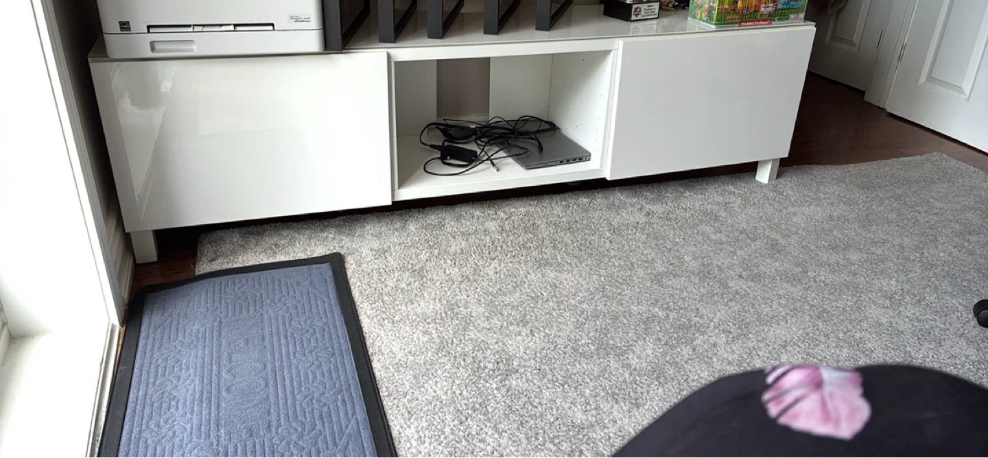 IKEA White Media Console - 160cm Wide