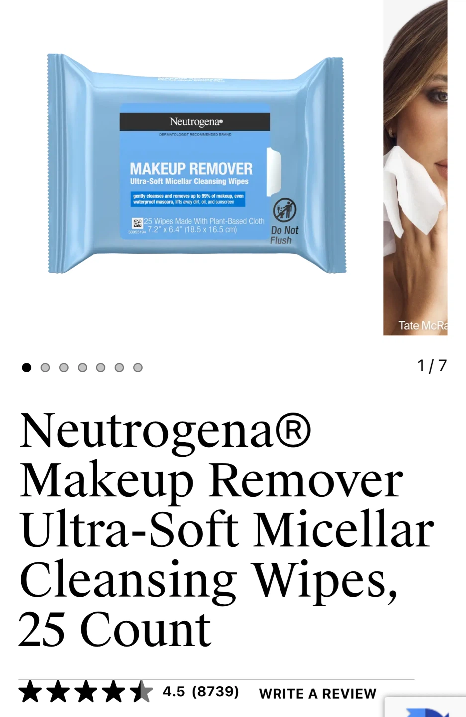 NEW⚽️Neutrogena Makeup Remover-2 pack - photo 3