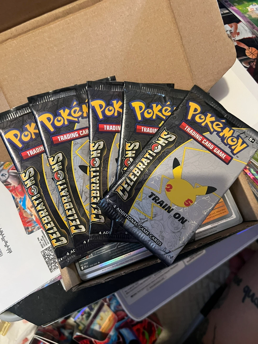 Pokemon Celebrations Trading Card Game Booster Packs (5)