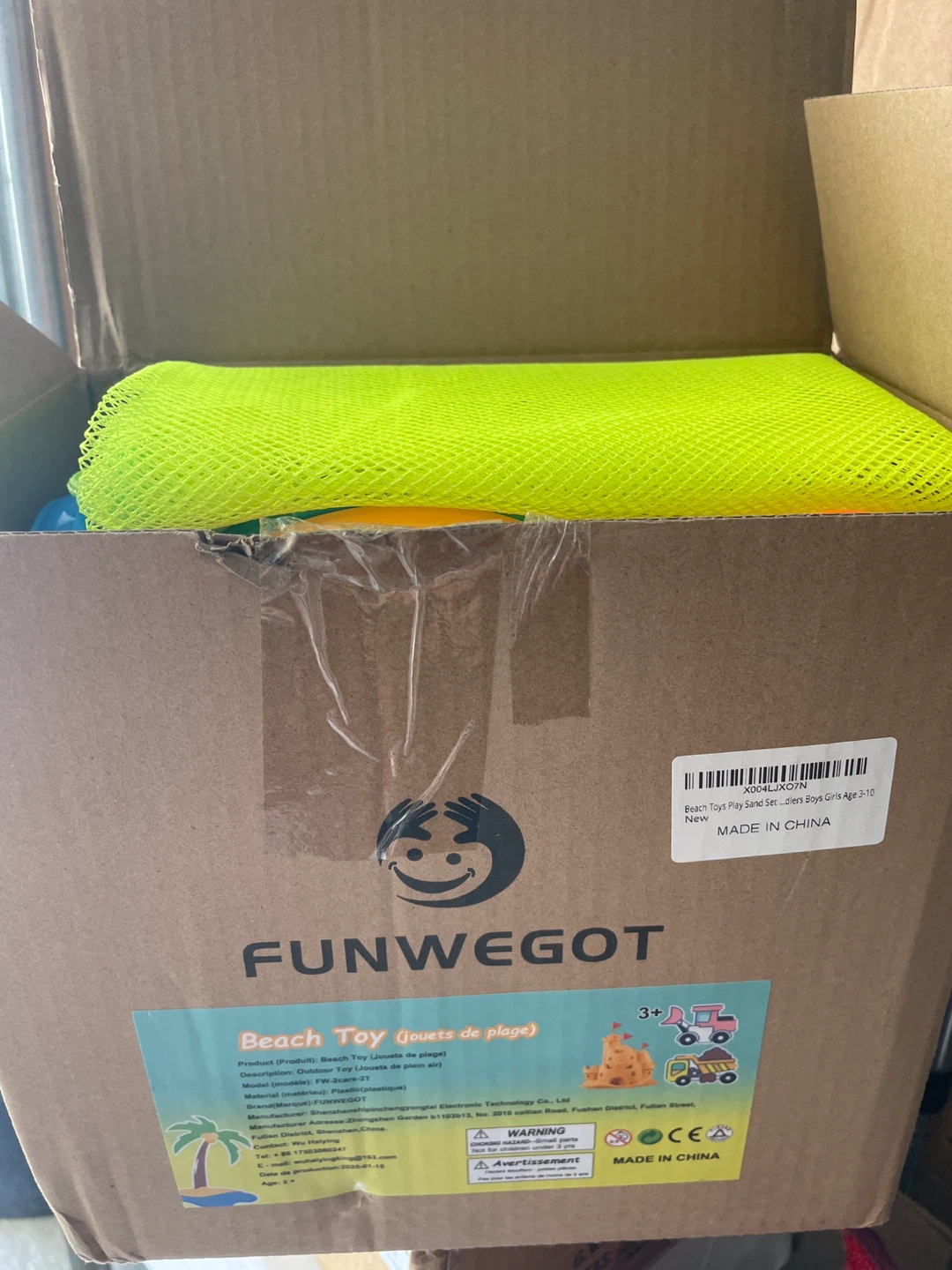 ⚽️ New FUNWEGOT New Box of Beach Toy Sand Set - photo 2
