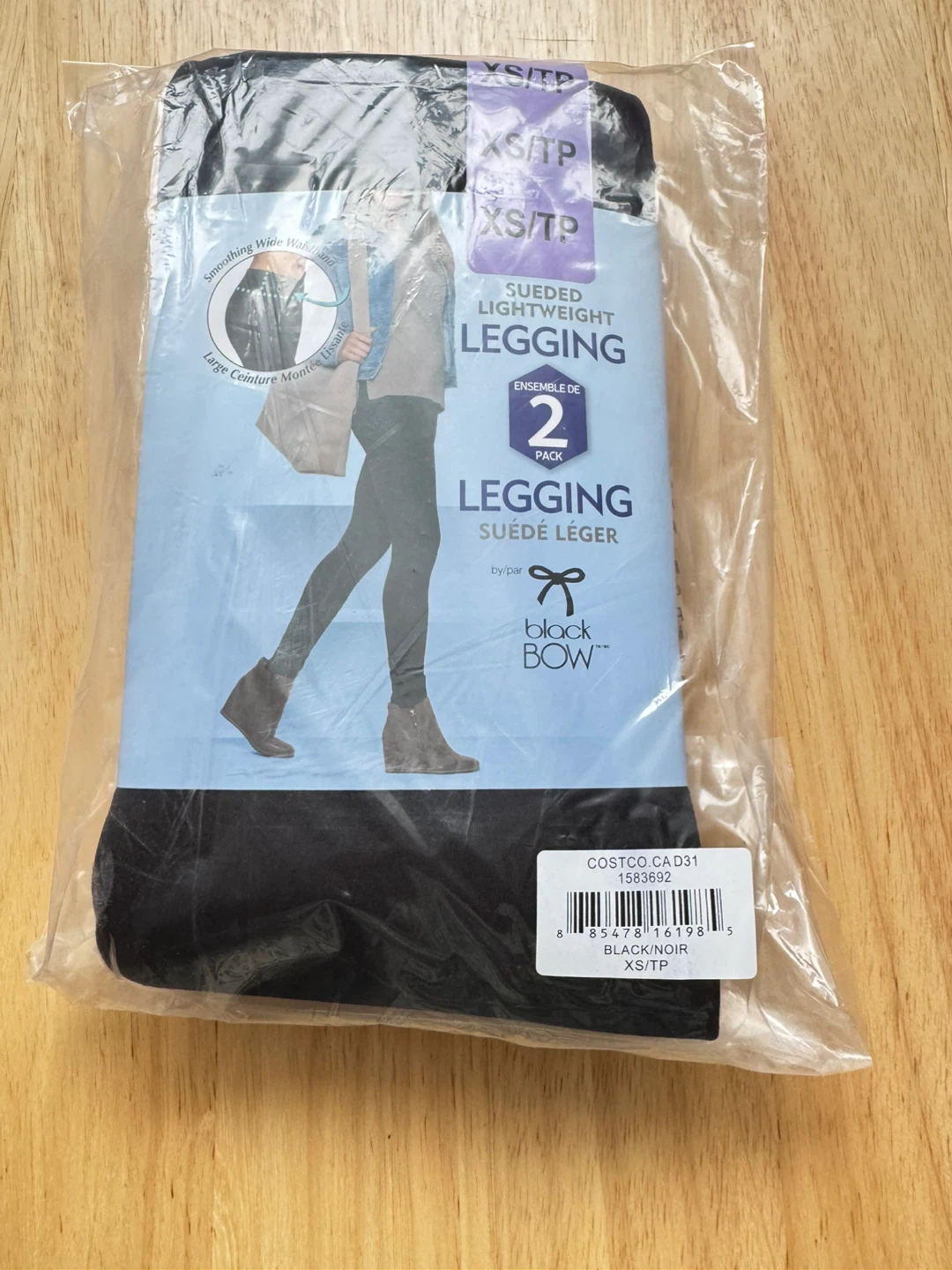 ⚽️ Black Bow Sueded Leggings