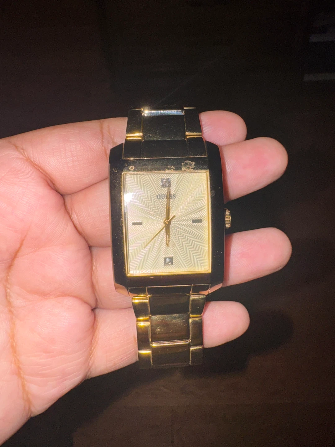 ⚽ Gold Guess Watch - photo 2