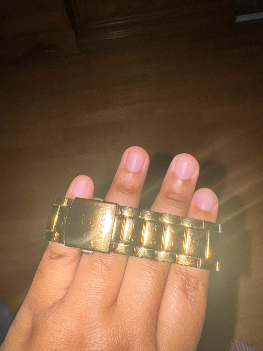 ⚽ Gold Guess Watch - photo 4
