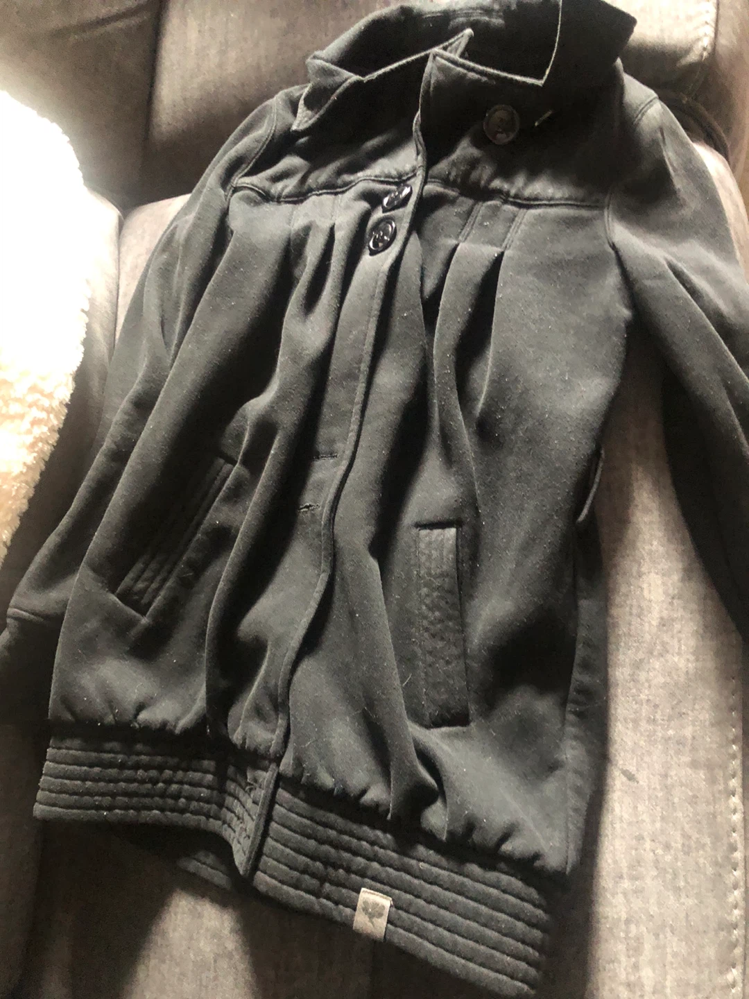 ⚽️ Women’s Small Cotton Black Jacket