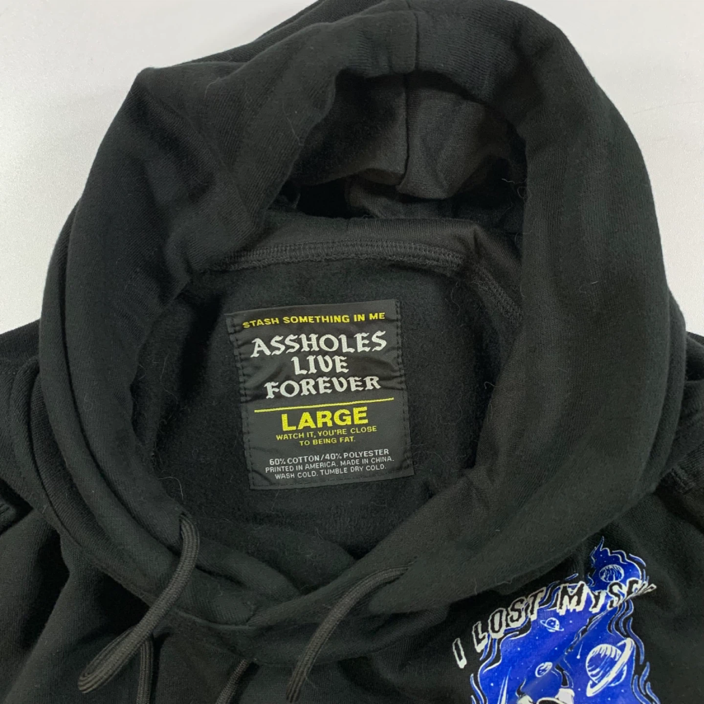 ⚽️ Assholes Live Forever Black Hoodie - photo 3
