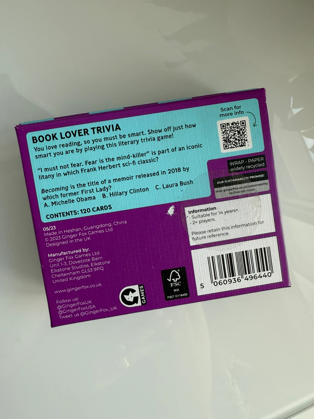 ⚽️Book Lover Trivia Card Game - photo 2