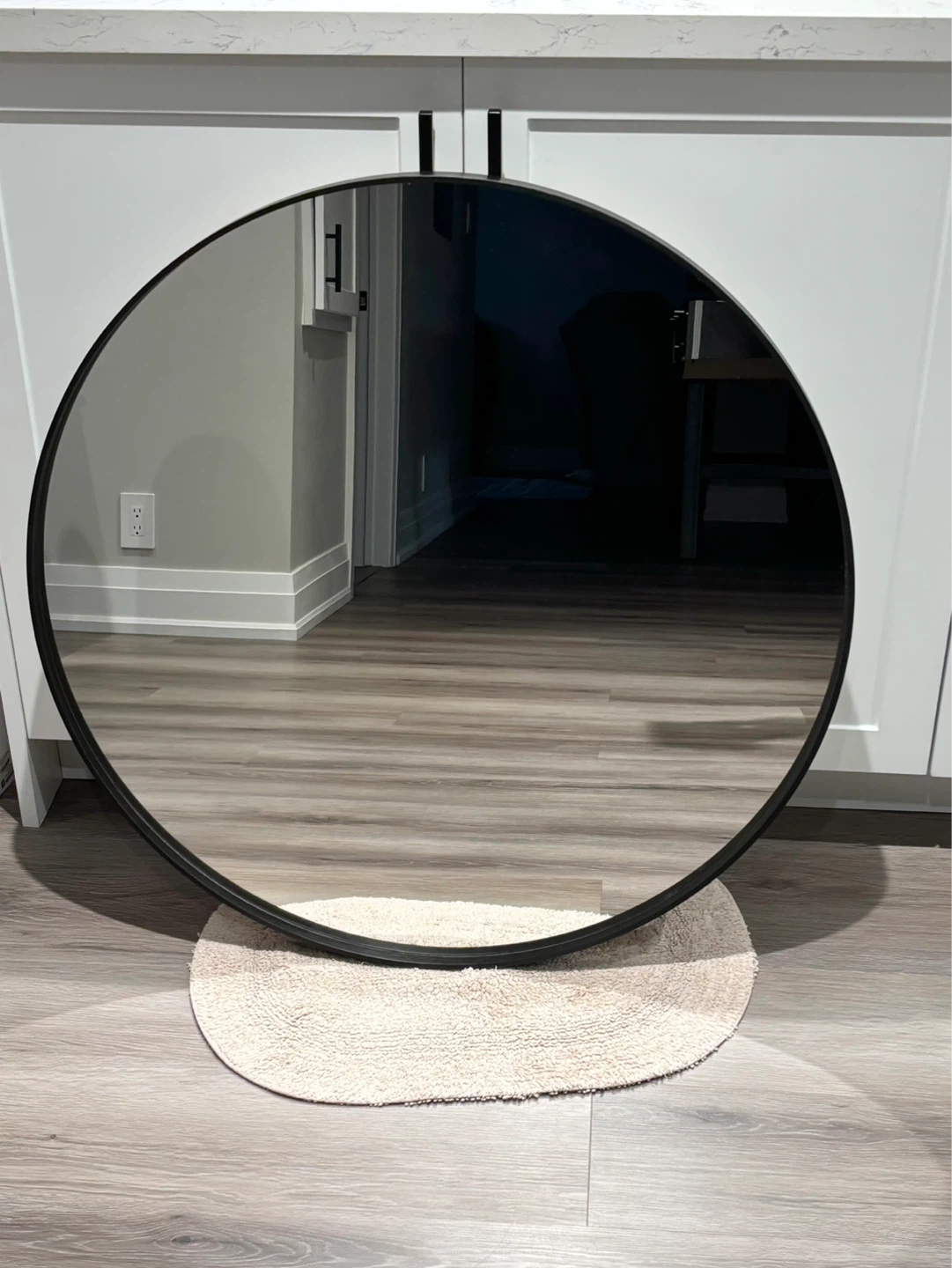 IKEA Round Mirror, black , LINDBYN 31.5”