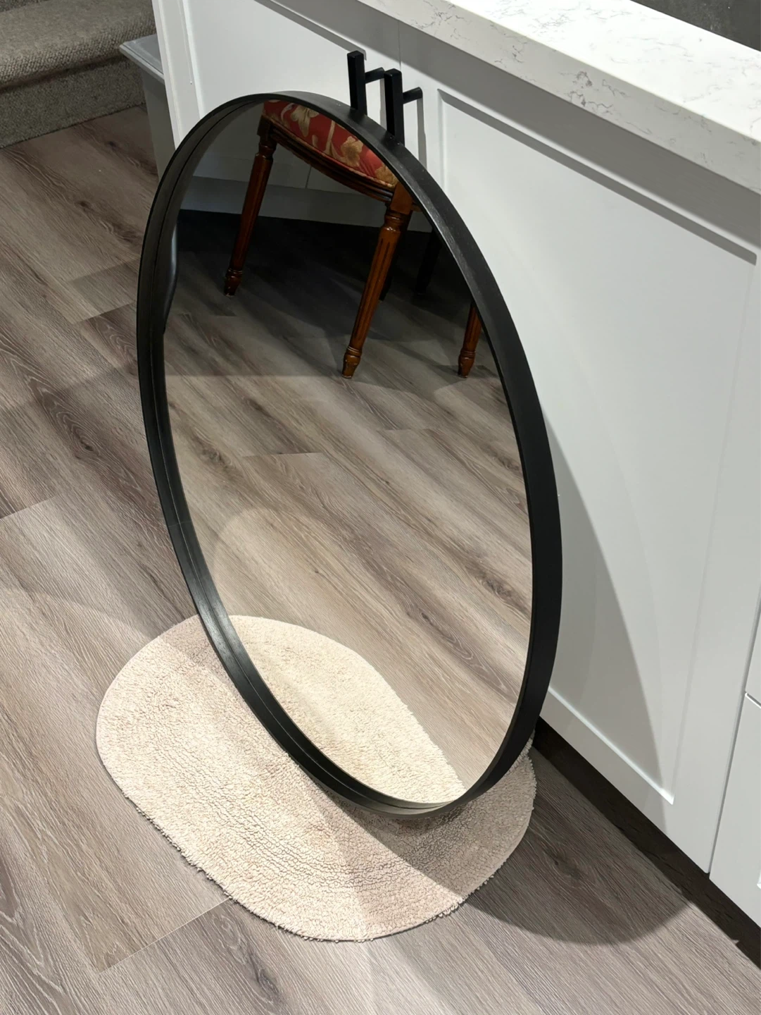 IKEA Round Mirror, black , LINDBYN 31.5” - photo 2