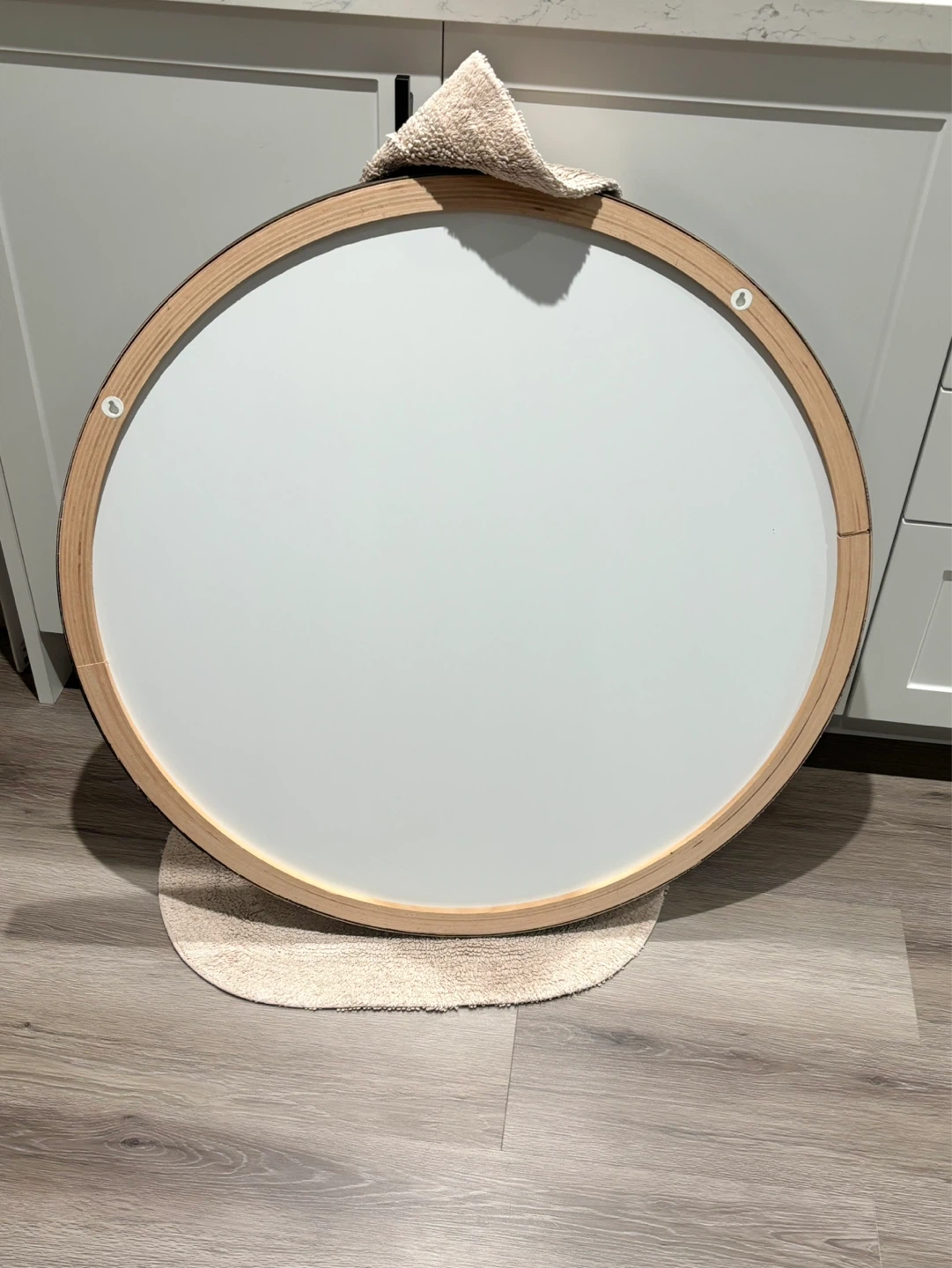 IKEA Round Mirror, black , LINDBYN 31.5” - photo 3