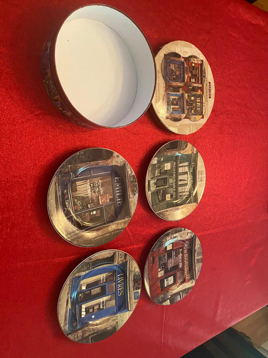 Sakura Stoneware Mugs Set of 4 and set of 4 plates - photo 3