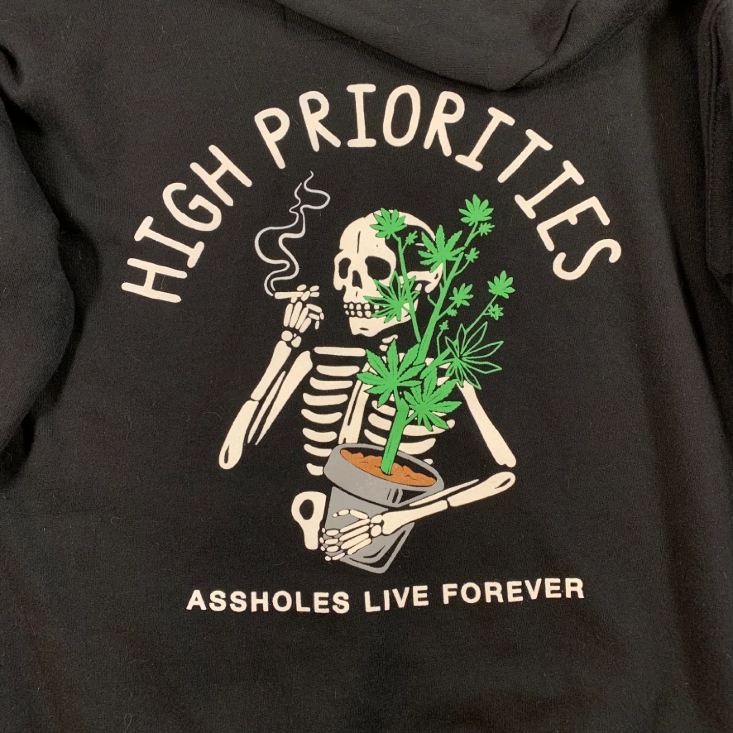 ⚽️ Assholes Live Forever Skeleton Hoodie - photo 3