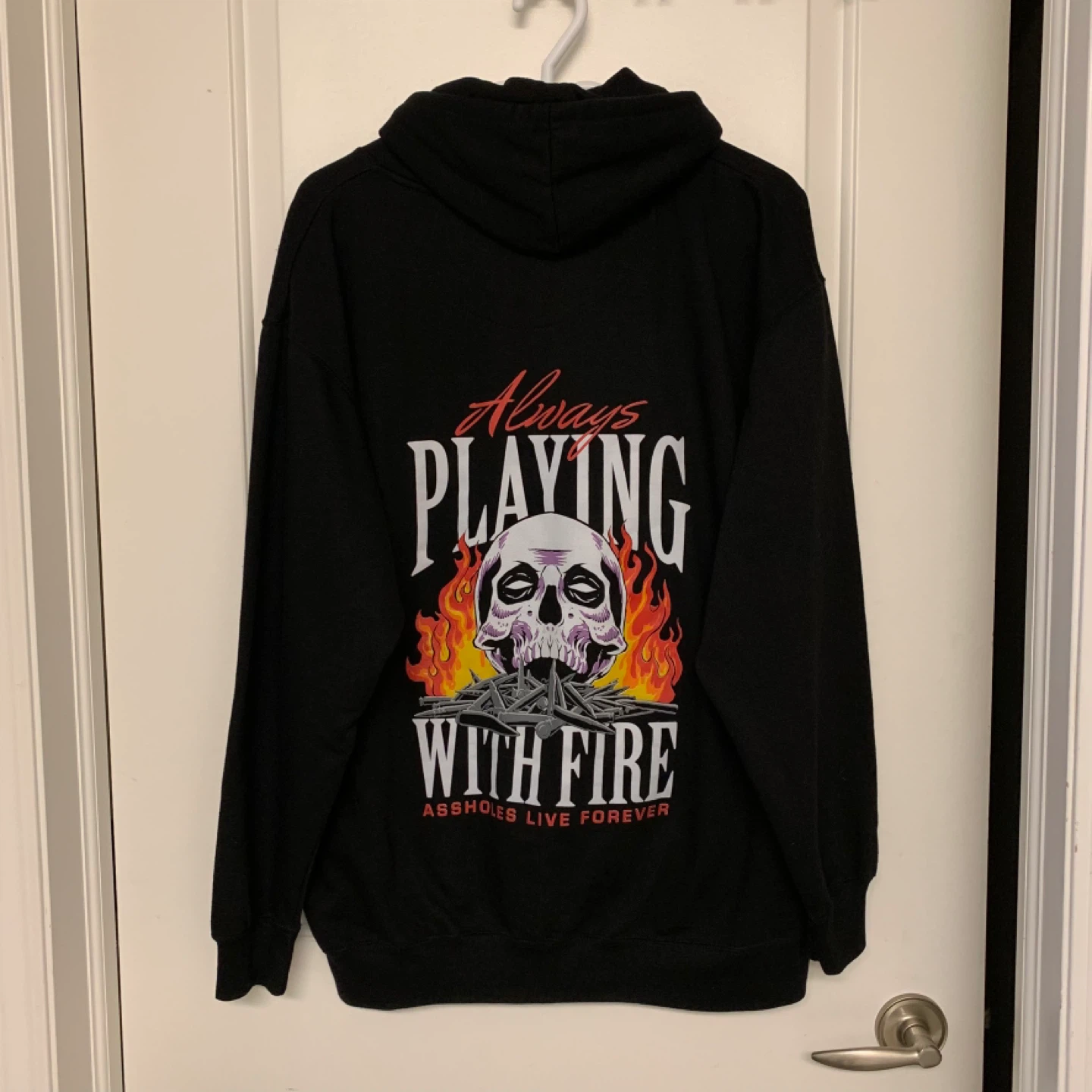 ⚽️ Assholes Live Forever "Always Playing With Fire" Hoodie