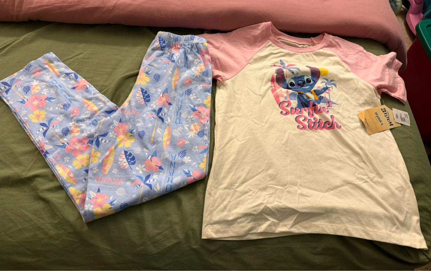 Disney Stitch "Surfer Stitch" Pajama Set