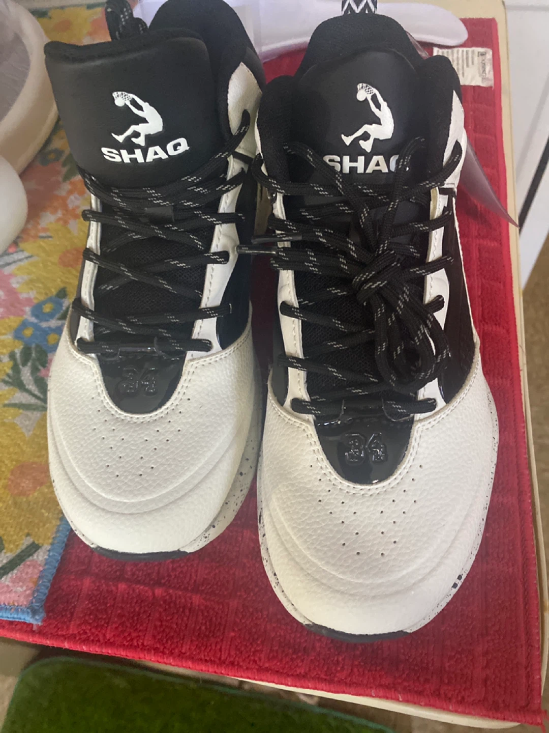 Shaq Spin Move Boys' Shoes - White/Black
