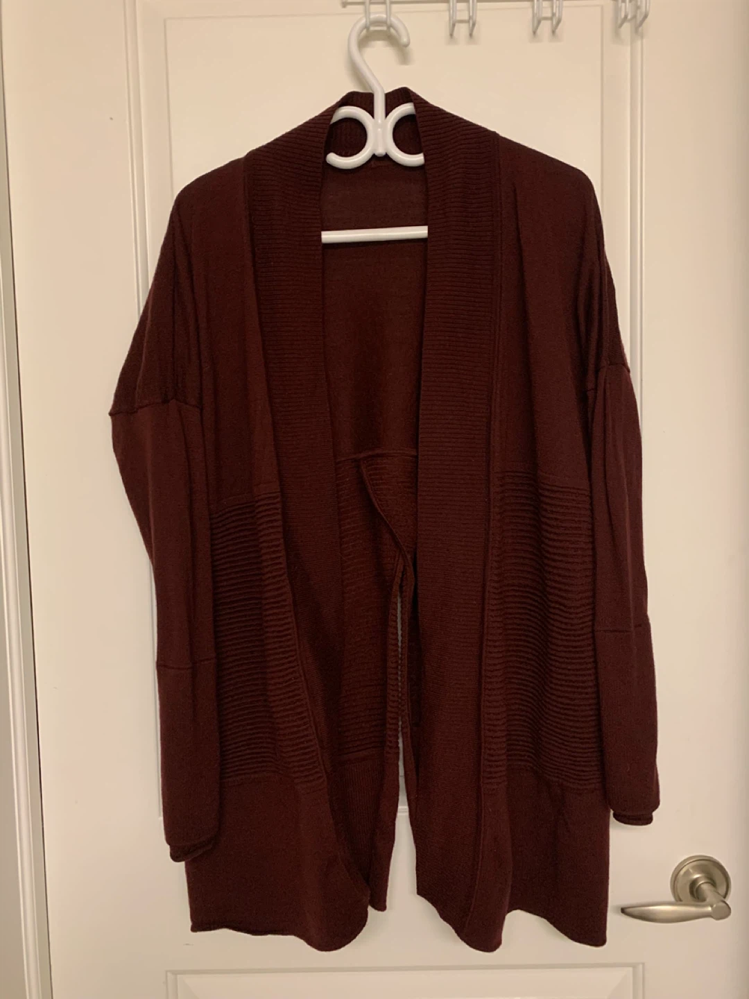 ⚽️ Lululemon Burgundy Cardigan Sweater