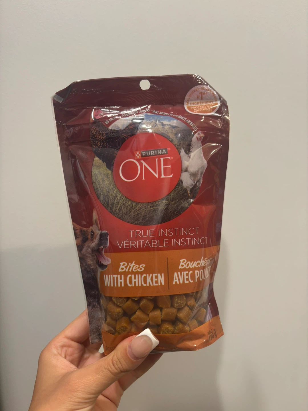 Purina ONE True Instinct Bites Chicken Training Dog Treats