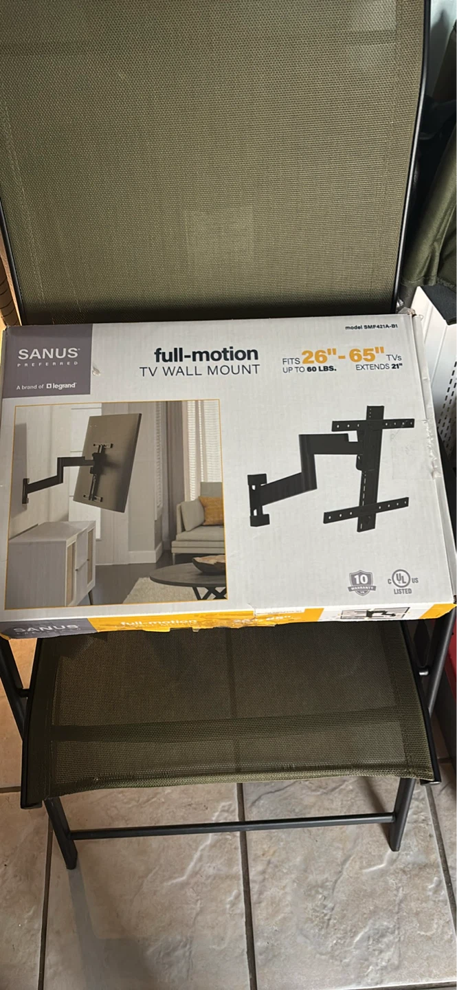 Sanus Full-Motion TV Wall Mount